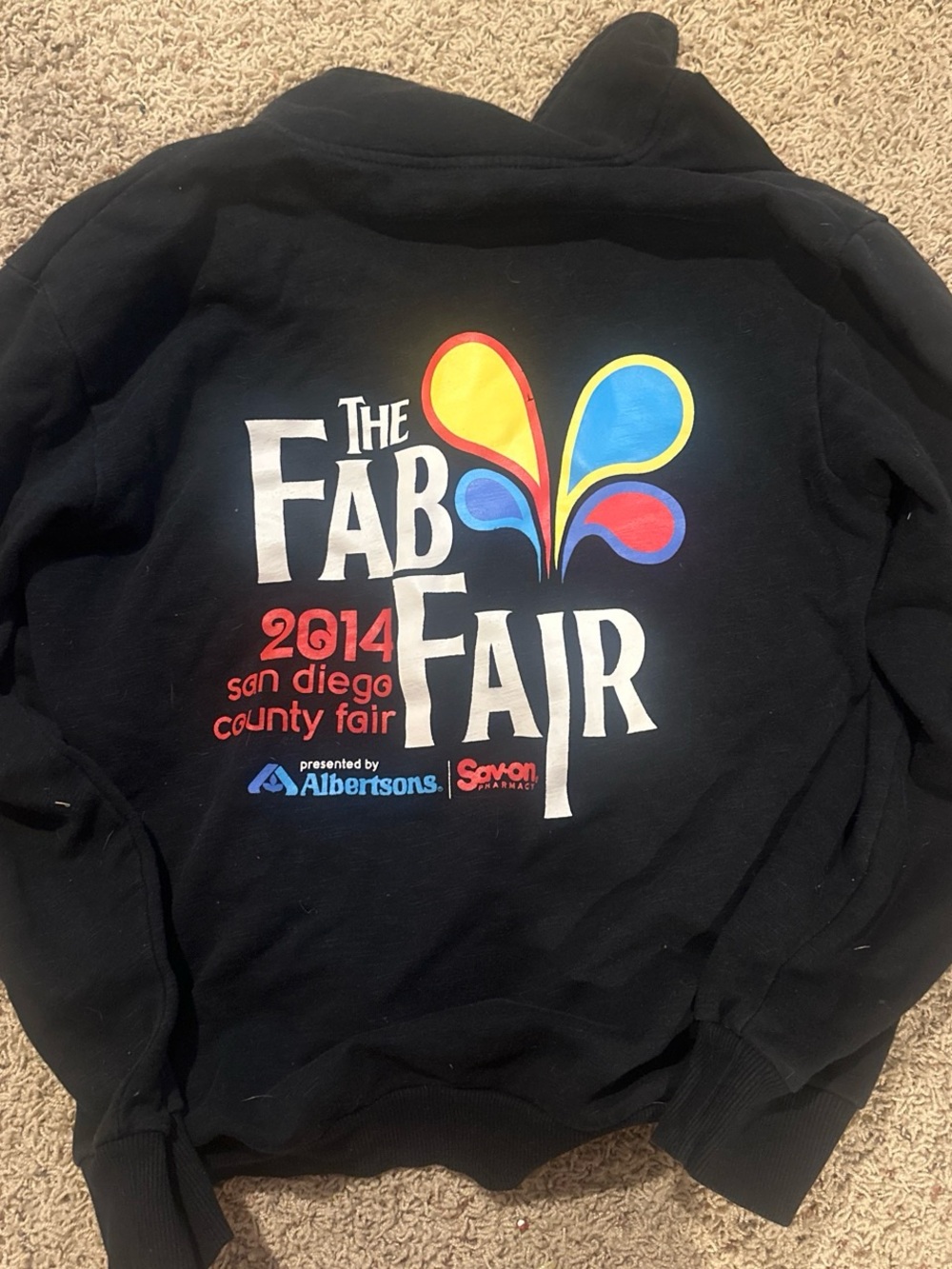 The FAB Fair 2014 Graphic Black Sweatshirt